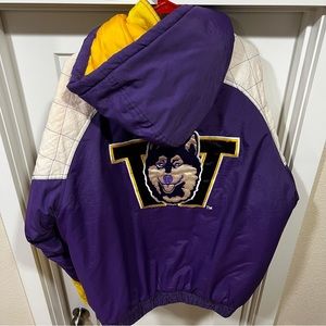 UW Huskies Vintage Starter Jacket Embroidered